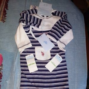 Polo 3pc Set 3-6 months
